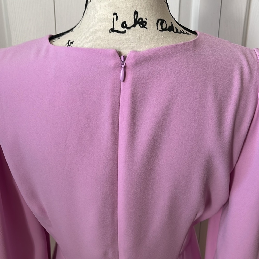J. Crew long sleeve crepe 365 dress in soft mauve pink size 10. - Picture 10 of 12